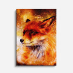 cuadro canvas arte cósmico zorro cósmico vertical musafy