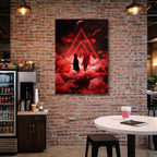 cuadro canvas experiencia sci fi triada dimensional vertical