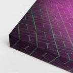cuadro canvas experiencia sci fi neón urbano vertical