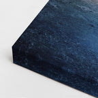 cuadro canvas experiencia sci fi abducción azul vertical