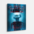 cuadro canvas experiencia sci fi sistema sintético vertical