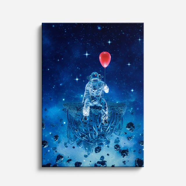 cuadro canvas experiencia sci fi ascenso del explorador vertical