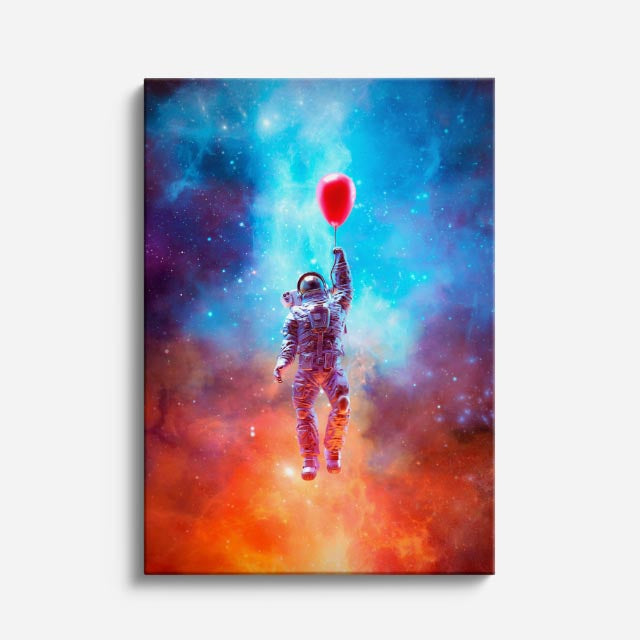 cuadro canvas experiencia sci fi viaje ígneo vertical