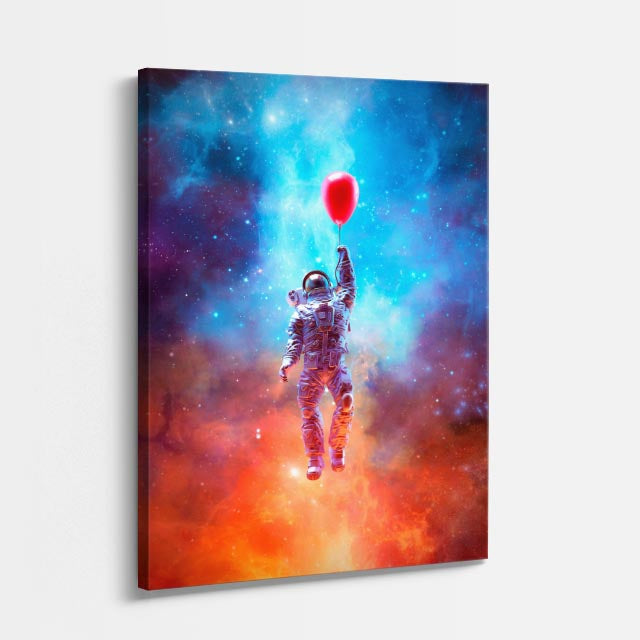 cuadro canvas experiencia sci fi viaje ígneo vertical