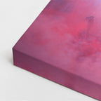 cuadro canvas experiencia sci fi explorador rojo vertical