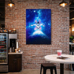 cuadro canvas experiencia sci fi salto estelar vertical