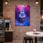 cuadro canvas experiencia sci fi meditación orbital vertical