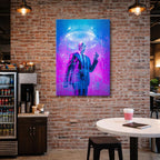 cuadro canvas experiencia sci fi holograma ejecutivo vertical