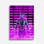 cuadro canvas experiencia sci fi cuerpo sintético vertical