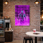 cuadro canvas experiencia sci fi cuerpo sintético vertical