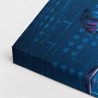 cuadro canvas experiencia sci fi núcleo biomecánico vertical
