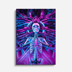 cuadro canvas experiencia sci fi trascendencia neural vertical