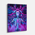 cuadro canvas experiencia sci fi trascendencia neural vertical