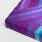 cuadro canvas experiencia sci fi meditación tecnológica vertical