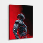 cuadro canvas experiencia sci fi fuerza cibernética vertical