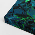 cuadro canvas experiencia sci fi mente expandida vertical