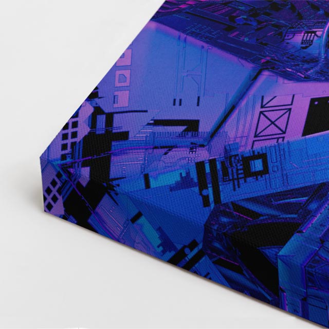 cuadro canvas experiencia sci fi visión hiperreal vertical