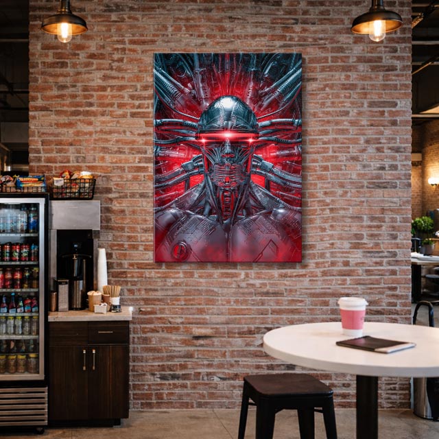 cuadro canvas experiencia sci fi dominio digital vertical