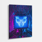 cuadro canvas experiencia sci fi pantalla fantasma vertical