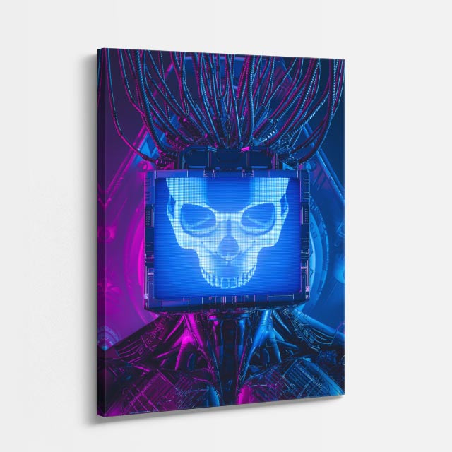 cuadro canvas experiencia sci fi pantalla fantasma vertical