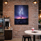 cuadro canvas experiencia sci fi soledad galáctica vertical