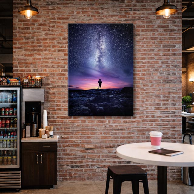 cuadro canvas experiencia sci fi soledad galáctica vertical