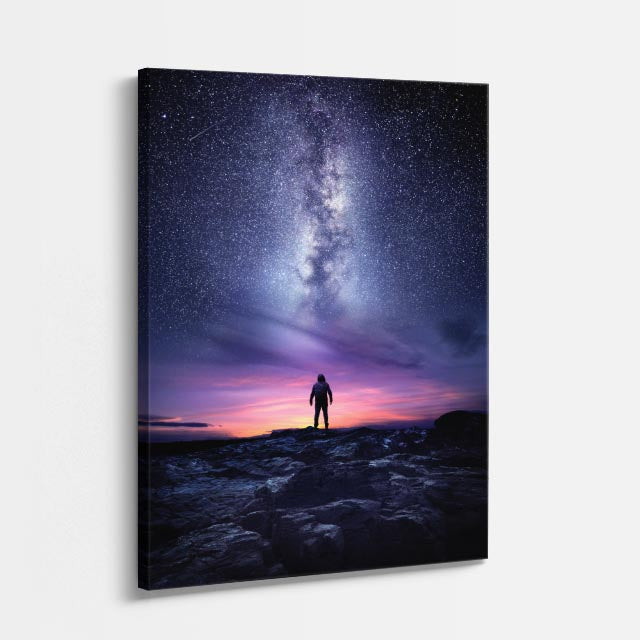 cuadro canvas experiencia sci fi soledad galáctica vertical