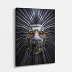 cuadro canvas experiencia sci fi deidad tecnológica vertical