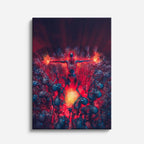 cuadro canvas experiencia sci fi núcleo ardiente vertical