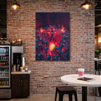 cuadro canvas experiencia sci fi núcleo ardiente vertical