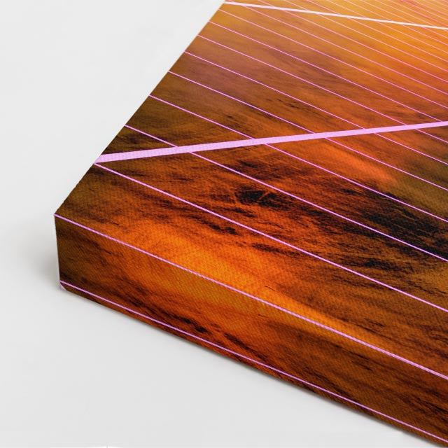 cuadro canvas experiencia sci fi viaje neon vertical