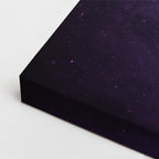 cuadro canvas galaxias y planetas nebulosa violeta horizontal