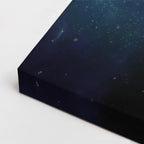 cuadro canvas galaxias y planetas aurora planetaria horizontal