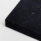 cuadro canvas galaxias y planetas luna plateada horizontal