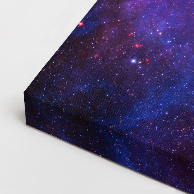 cuadro canvas galaxias y planetas fuego galáctico horizontal