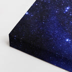 cuadro canvas galaxias y planetas espiral luminosa horizontal