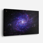 cuadro canvas galaxias y planetas galaxia profunda horizontal