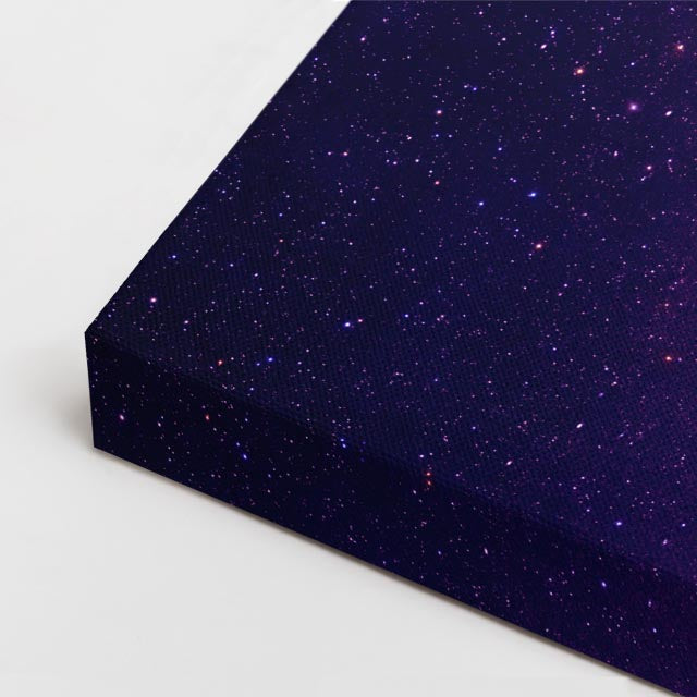 cuadro canvas galaxias y planetas horizonte infinito horizontal