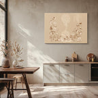 cuadro canvas café cafe en tinta horizontal