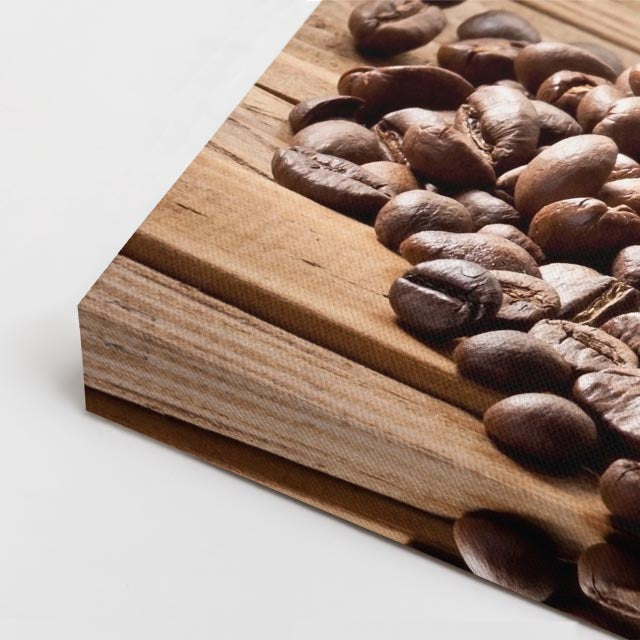 cuadro canvas café cafe con bombones horizontal