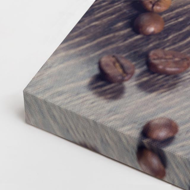 cuadro canvas café mesa de cafe horizontal