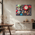 cuadro canvas café dulce fantasia horizontal