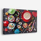 cuadro canvas café dulce fantasia horizontal