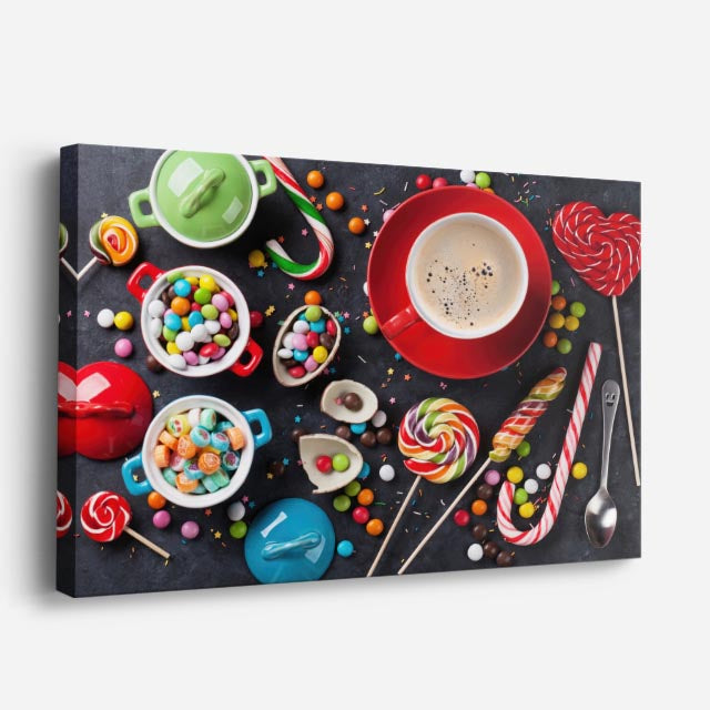 cuadro canvas café dulce fantasia horizontal