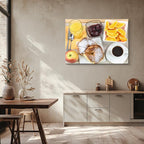 cuadro canvas café manana citrica horizontal