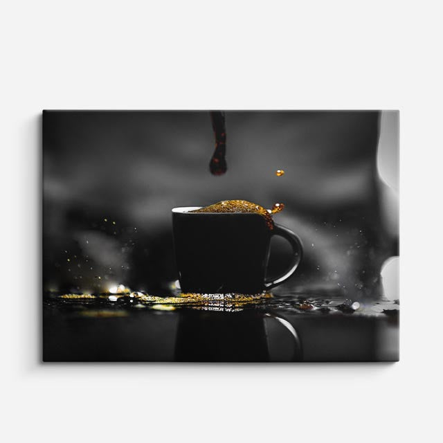 cuadro canvas café cafe nocturno horizontal
