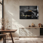 cuadro canvas café cafe nocturno horizontal