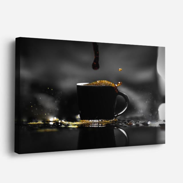 cuadro canvas café cafe nocturno horizontal