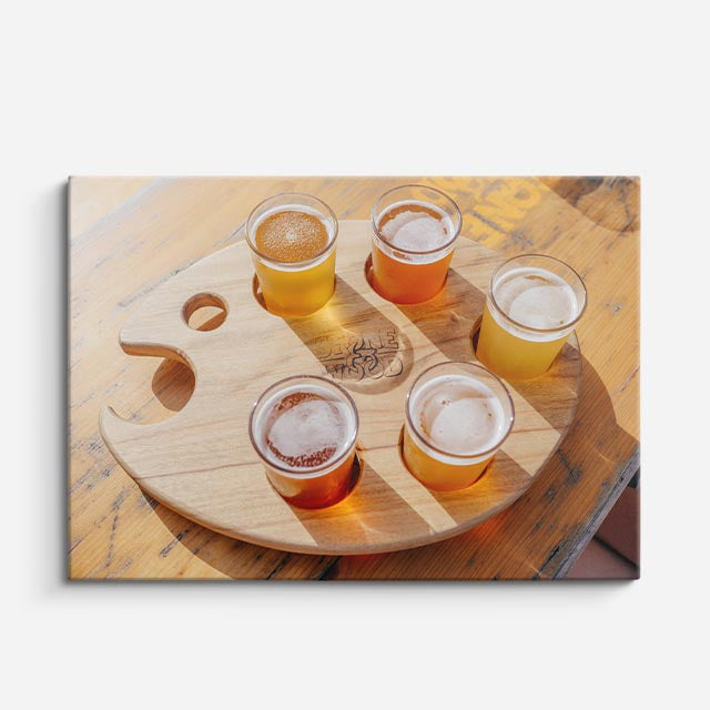cuadro canvas cerveza cata cervecera horizontal