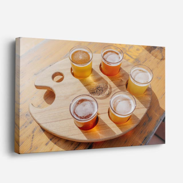 cuadro canvas cerveza cata cervecera horizontal